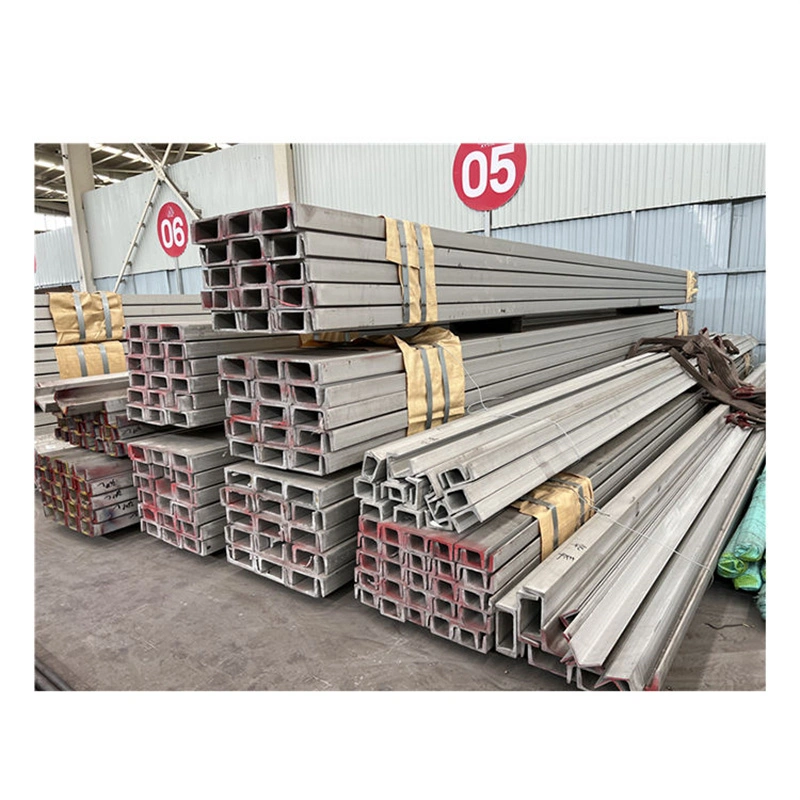 High Quality 201 202 304 304L Steel Profiles Perforated Stainless Steel Channels Price C-Channel C Section Purlins Cold Rolled Galvanized C Channel Steel