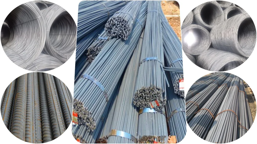 Factory Direct Sales HRB400 B500b Gr40 Gr60 Thread Steel Deformed Iron Steel Rebar for Construction