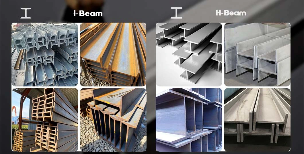 Factory Direct Sale Steel I/H Beam Q235 ASTM A36 Carbon Steel H Beam Mild Iron Steel Construction Building H Shape Steel Beam