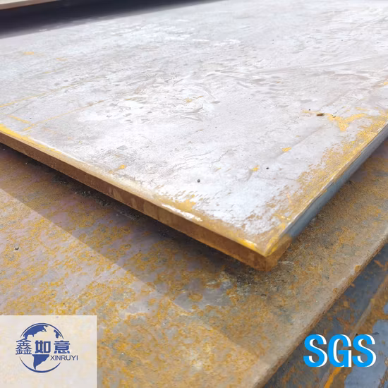 Mme Plate, Plaque d'acier doux, Acier au carbone, Plaque d'acier laminée à froid A36, Ss400, S275jr S355jr
